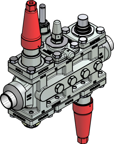 027L4042 Danfoss Valve station, ICF 25-6-5MA