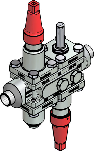 027L3120 Danfoss Valve station, ICF 20-4-9