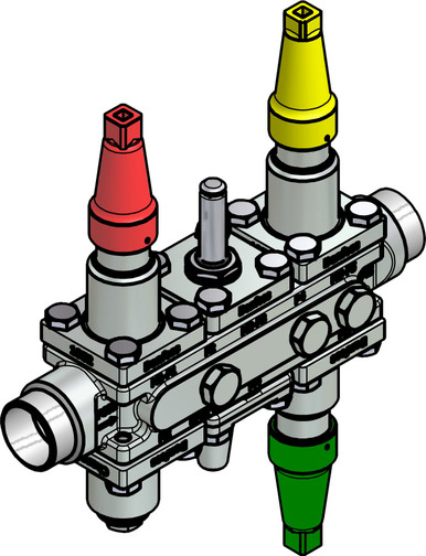 027L3012 Danfoss Valve station, ICF 20-6-2RA