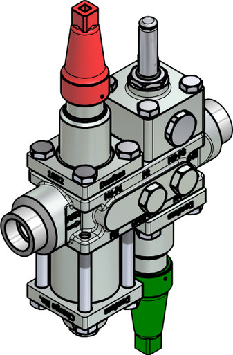 027L4550 Danfoss Valve station, ICF 15-4-18H