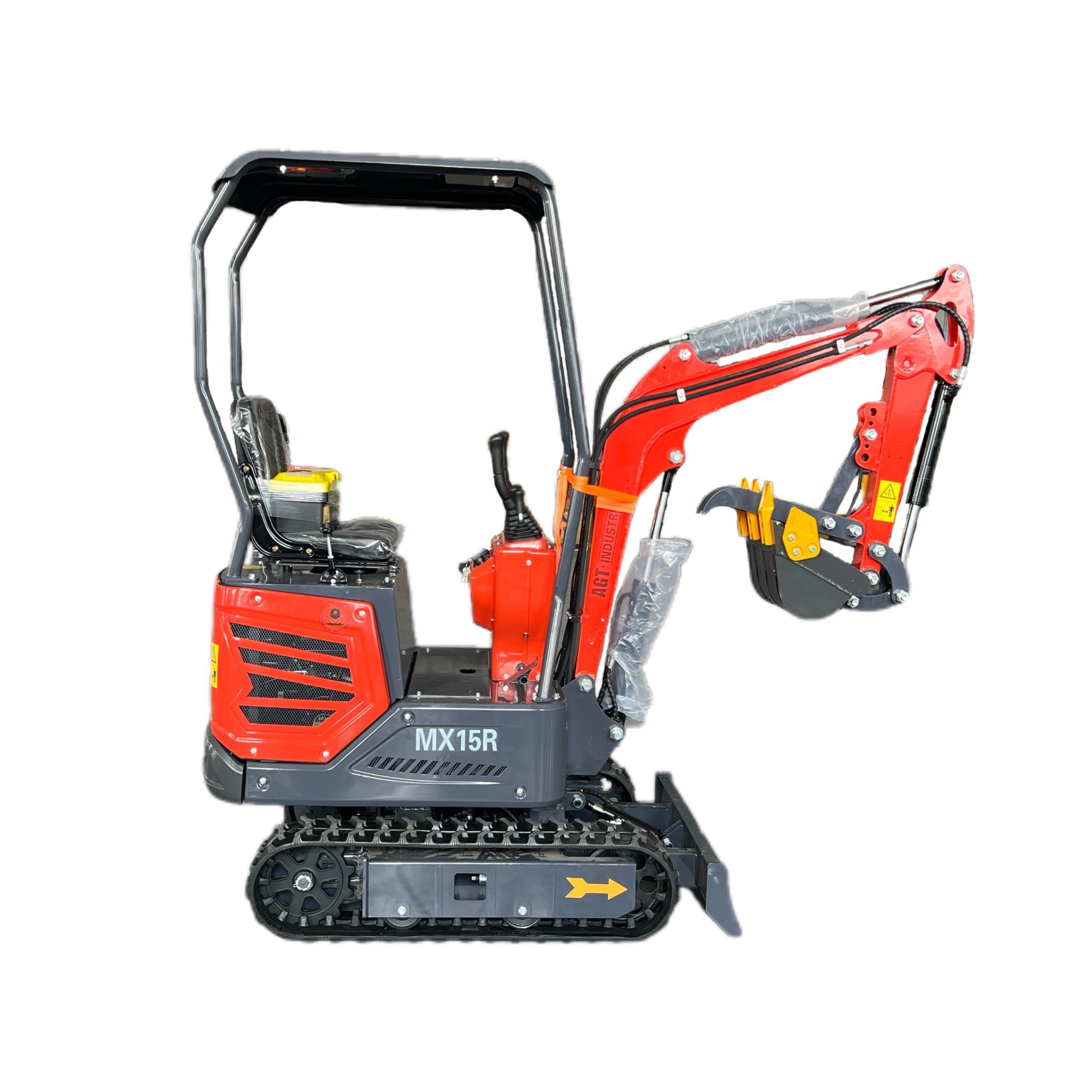 1 Ton Mini Excavator Power Gasoline Engine Compact Crawler Digger | AGT-MX15R