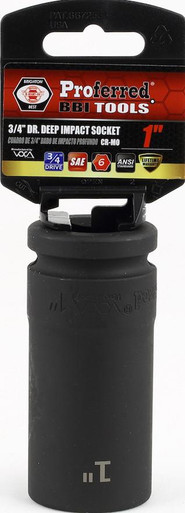 1 5/16" Deep Impact 6 Point Impact 3/4" Drive Sae Socket
