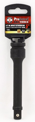 1/2" Drive, 10" Drive Impact Extension Bar