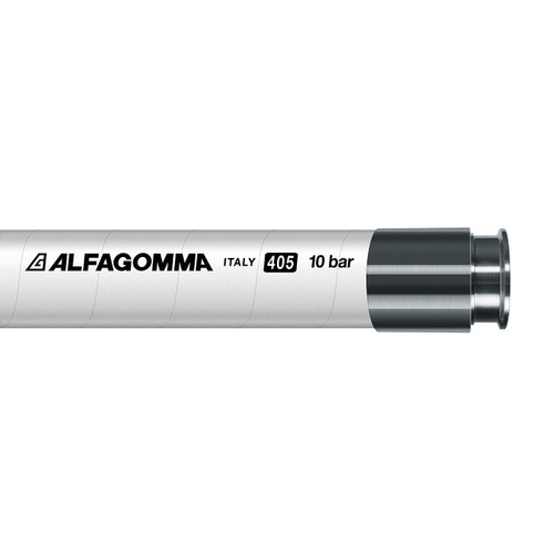 Kuriyama T405LL 3 in. White Food Suction & Discharge Hose w/ Tri-Clamp Ends