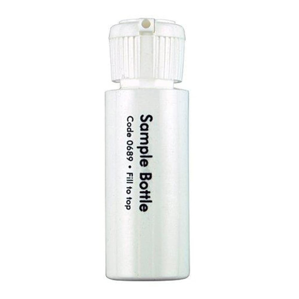 LaMotte 0689 Sample Bottle – 30 mL Clear Plastic Water Sample Container with Cap