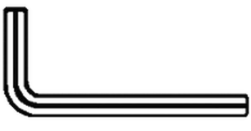 5/64" Hex Keys Alloy 6150 Long Arm (100/Pkg.)
