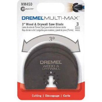 Dremel Genuine OEM Replacement Oscillating Blade (3 Pieces) - MM450B