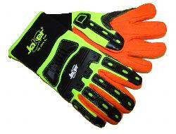Joker OSP #MX2545XL Cotton Corded Palm Impact Gloves, Extra-Large (1 Pair)