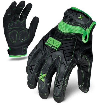 Ironclad EXO Impact Gloves, Black, X-Large #EXO2-MIG-05-XL (12 Pair)