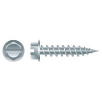 #10 x 3/4" Slotted Indented Hex Washer Head Self-Piercing Screws Zinc Plated, 5/16" AF (8,000/Bulk Pkg)