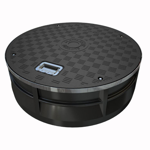 OPW Matador 37 in. Composite Manhole Cover w/ Ring and Skirt
