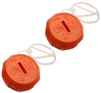 Echo 2 Pack of Genuine OEM Replacement Fuel Cap Assemblies P021037920-2PK