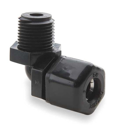 Parker P8ME8 Fast & Tite Fitting, Male Elbow, 1/2'' Tube x 1/2'' MPT