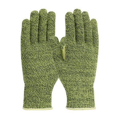 Green S Kevlar Armor Glv, 7 Gauge, H. Wgt, Reinforced Thumb, ANSI5 Gloves made with Kevlar Brand Fiber 1 Dozen 07-K390/S