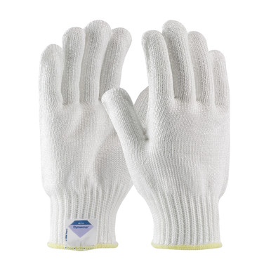 White XS Filament Yarns with Dyneema, 7 Gg, Heavy Wgt, White, ANSI3 Gloves made with Dyneema 1 Dozen 17-D350/XS