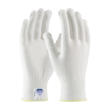 White M Gloves with Spun Dyneema, 13 Gauge, White, Light Weight, ANSI2 Gloves made with Dyneema 1 Dozen 17-SD200/M