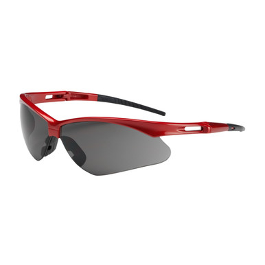 Red OS Anser, Gry Lens, AS, Red Frm, Rubber Tmpl Tips, Incl Neck Cord Bouton Semi-Rimless Frame 1 Pair 250-AN-10117