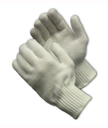 White S 100% Acrylic Glove, 7 Gauge, Various Colors Available Insulated Seamless Knit Gloves-Liners 1 Dozen 41-010S