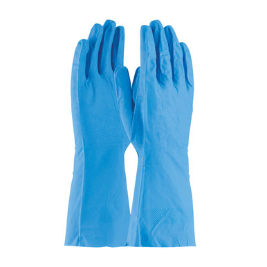 Blue L Assurance Unsupport Nitrile, Bl., 8 Mil, 13 Inch, Unlined, Diamond Unsupported Nitrile Gloves 1 Dozen 50-N092B/L
