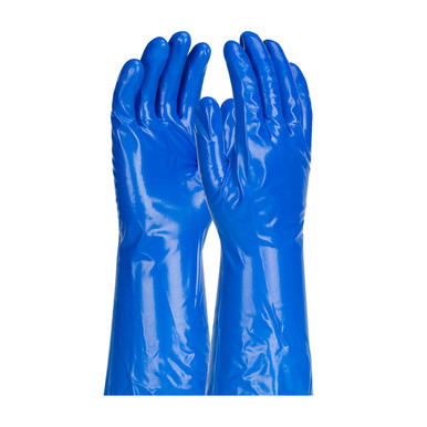 Blue XXL Assurance Unsupport Nitrile/Ketone, Bl, 11 Mil, 13 In, Unlined Unsupported Nitrile Gloves 1 Dozen 50-NKH11/XXL