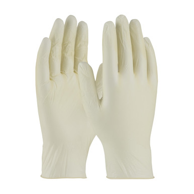 White L Ambi-Dex Disposable Synthetic, Food Grade, Powdered, 4 Mil Disposable Liquid-Proof Gloves 1 Box 64-346/L