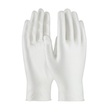 White S Ambi-Dex Disposable Vinyl, 5 Mil Clear, Premium Grade, Powder Free Disposable Liquid-Proof Gloves 1 Box 64-435PF/S