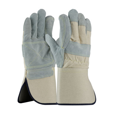 White XL Platinum Series, Hvy Side, Dbl Palm Hvy Wht Canvas, Kevlar Stitch, GT Split Leather Palm 1 Dozen 80-8866/XL
