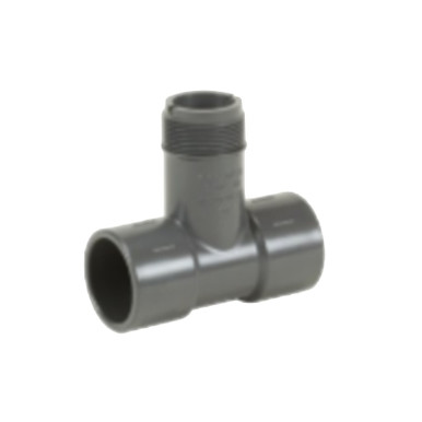 GF Signet MPV8T020F PVC Installation Flow Tee, 2'' Socket Weld