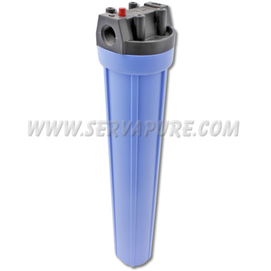 Pentek 150069, Standard, 3/4'' In/Out, 20'' Blue/Black, MB Cap, w/PR