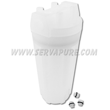 Pentek 150132, 3/4'' In/Out, #10 Standard All Natural DOE w/ Mounting Bracket Cap, w/ Double Cap Plugs