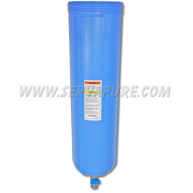Pentek 153097, #20 Big Blue Sump with 3/8'' NPT Drain, Valve Included