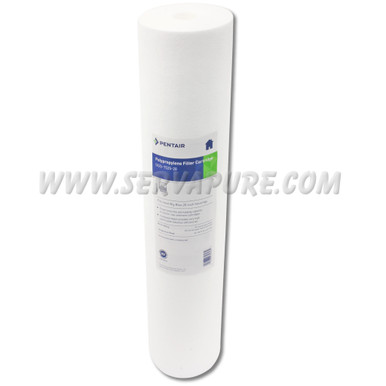 Pentek 155356-43, DGD-7525-20, 4.5'' x 20'' Big Blue Filter, 75/25 Micron