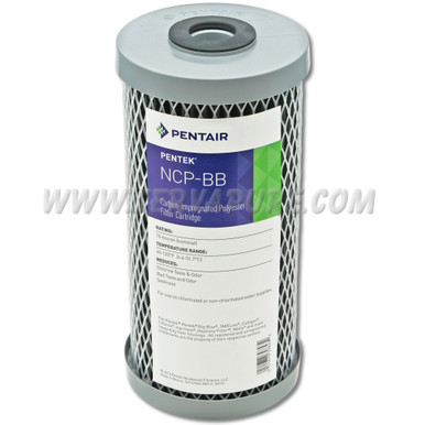 Pentek 155398, NCP-BB Pleated Carbon-Impregnated Polyester, 4.5'' x 10''