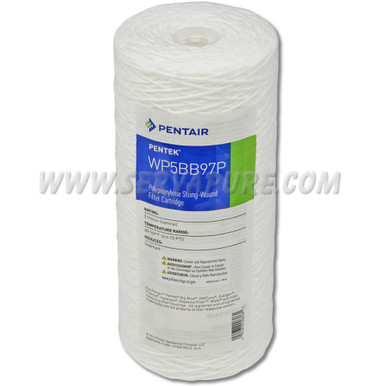 Pentek 355214, WP5BB97P Polypropylene String-Wound, 4.5'' x 10'', 5 Micron