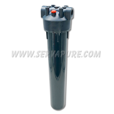 Pentek R50069, Dura-Series Standard, 3/4'' In/Out, 20'', Black/Blue, MB Cap, With PR
