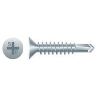 #8-18 x 2-3/8" Phillips Bugle Head Self-Drilling Screw, #2 Zinc Plated (2500/Bulk Pkg)