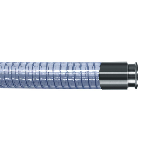 Kuriyama Polyspring K7160 2 in. Vacuum/Transfer Hose w/ Tri-Clamp Ends