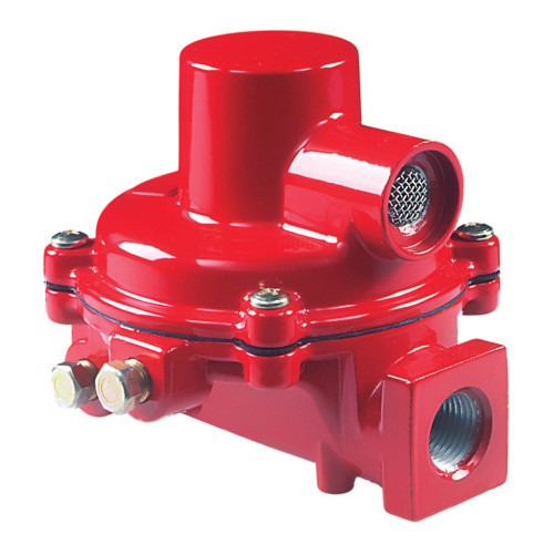 Emerson Fisher Type R122H 1/4 in. NPT x 1/2 in. NPT Aluminum First-Stage Regulator w/ Non-Adjustable 10 PSIG Spring, 1.1M BTU/HR