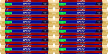 Wooster Genuine 18" Super/Fab 3/4" Nap Roller Cover 12-Pack, R241-18-12PK