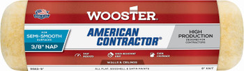Wooster Genuine 9" American Contractor 3/8" Nap Roller Cover - R361-9