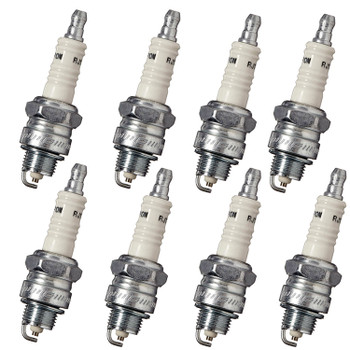 Champion 8 Pack of Genuine OEM Replacement Spark Plug - RJ12YC-8PK