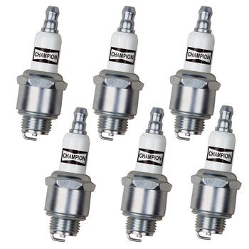 Champion 6 Pack of Genuine OEM (868S) Spark Plugs - RJ19LM-6PK
