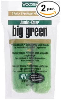 Wooster 4.5" Jumbo-Koter Big Green Closed-End 2 Sets Of 2-Pack Roller Cover # RR310-4.5-2PK