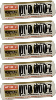 Wooster Genuine 9" Pro/Doo-Z 1/2" Nap 5-Pack Roller Cover - RR643-9-5PK