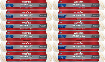 Wooster Genuine 14" Pro/Doo-Z FTP 1/2" Nap Roller Cover 12-Pack, RR667-14-12PK