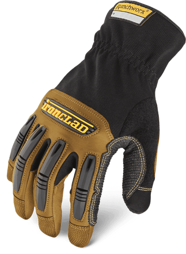 Ironclad Ranchworx Leather Work Gloves, Large #RWG2-04-L (12 Pair)
