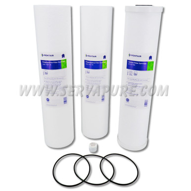ServAPure SFP-502, BBFS-222SSTO Filter Pack: (1) 155356, (1) 155360, (1) 155247, (3) 151122, (1) LUBE-111