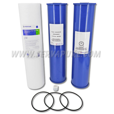 Serv-A-Pure SFP-504, Replacement Filter Pack For The 73127 Filtration Systems: (1) 155358, (1) AF-20-2215-BB, (1) AF-20-3314-BB, (3) 151122, (1) LUBE-111