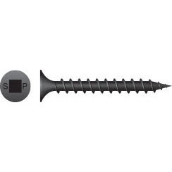 #6 x 1-5/8" Square Bugle Head S-Point Coarse Thread Drywall Screw Phosphate Coating (5000/Bulk Pkg)