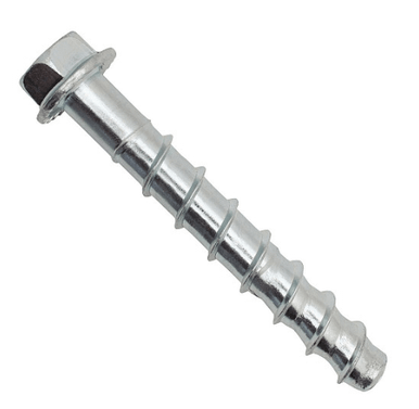 1/2" x 4" DeWalt Screw-Bolt+ Concrete Screw Anchor, Hex Washer Head, Galvanized, #PFM1461420 (50/Pkg.)